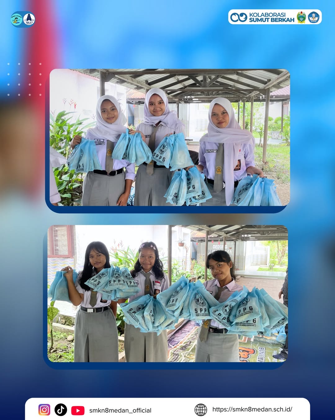 SMK Negeri 8 Medan melaksanakan kegiatan Makan Bergizi Gratis (MBG) pada 03 Maret 2026 dengan te (3)