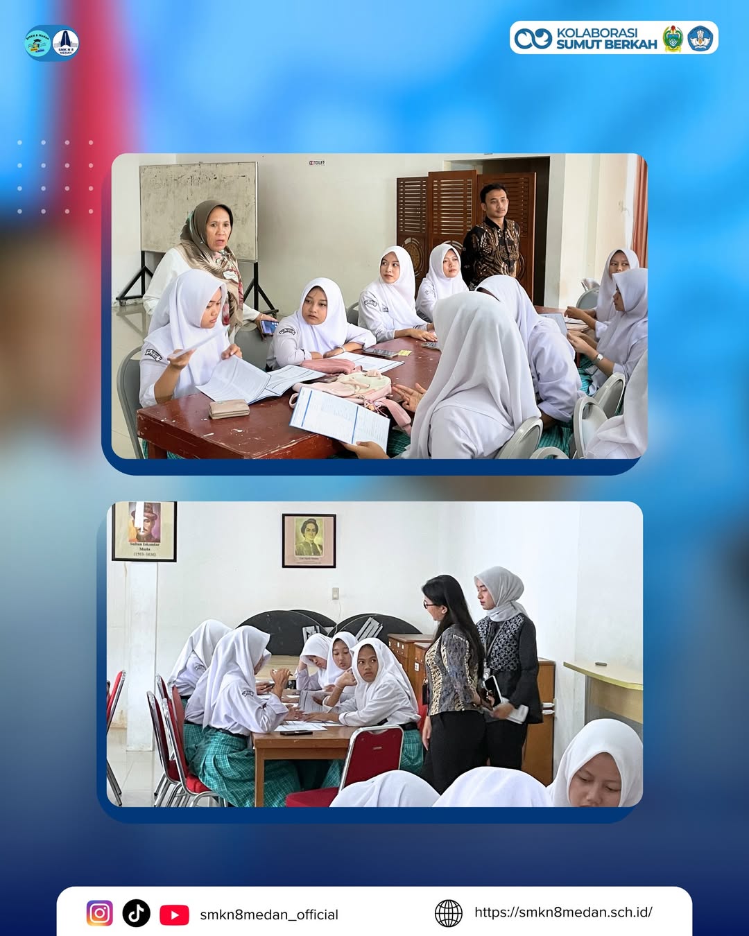 SMK Negeri 8 Medan melaksanakan kegiatan Sosialisasi Literasi Keuangan dan Pembukaan Rekening Si (3)