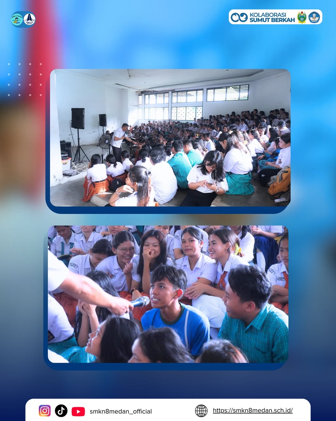 SMK Negeri 8 Medan melaksanakan kegiatan keagamaan dalam rangka menyemarakkan bulan suci Ramadha (2)