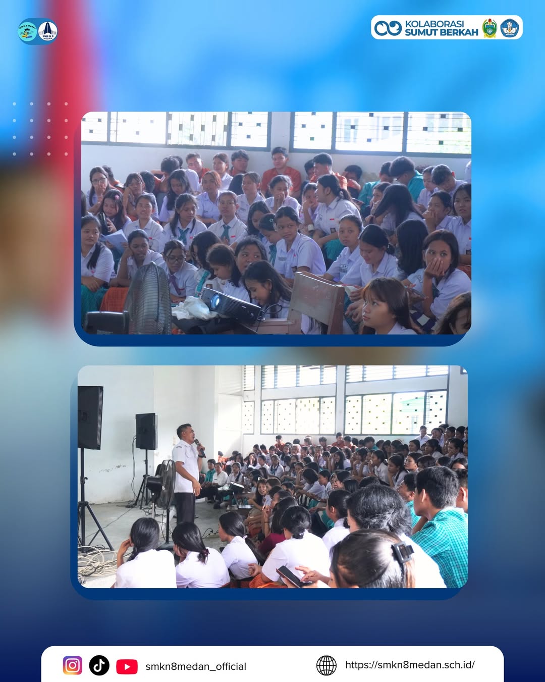 SMK Negeri 8 Medan melaksanakan kegiatan keagamaan dalam rangka menyemarakkan bulan suci Ramadha (4)