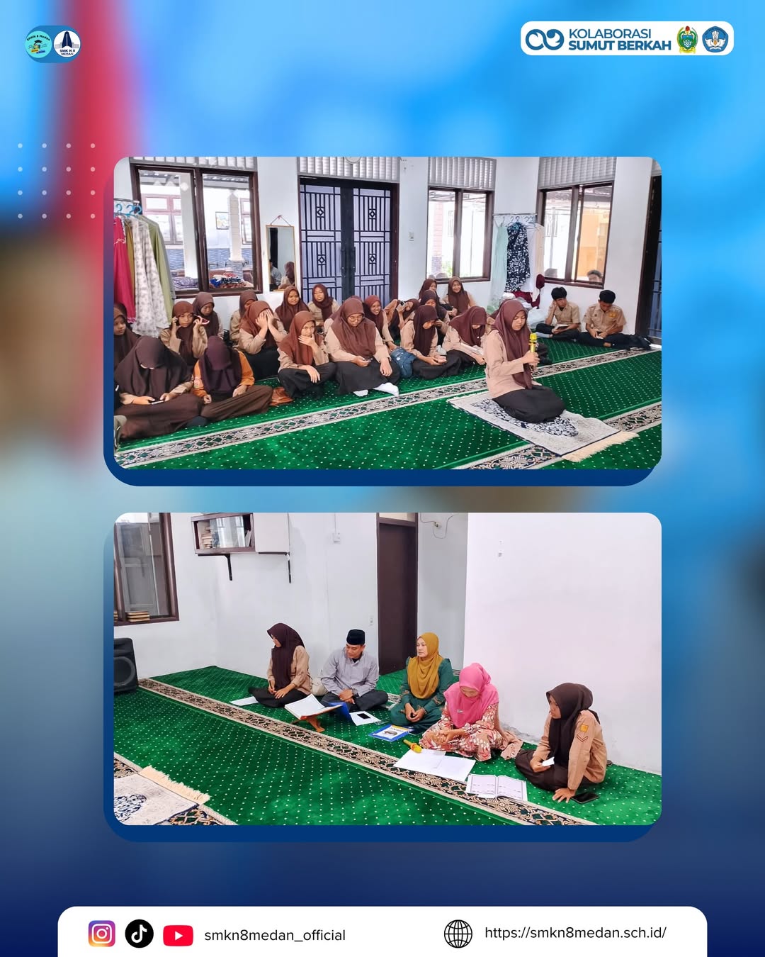 SMK Negeri 8 Medan melaksanakan kegiatan keagamaan pada 27 Februari 2026 dengan penuh khidmat da (3)