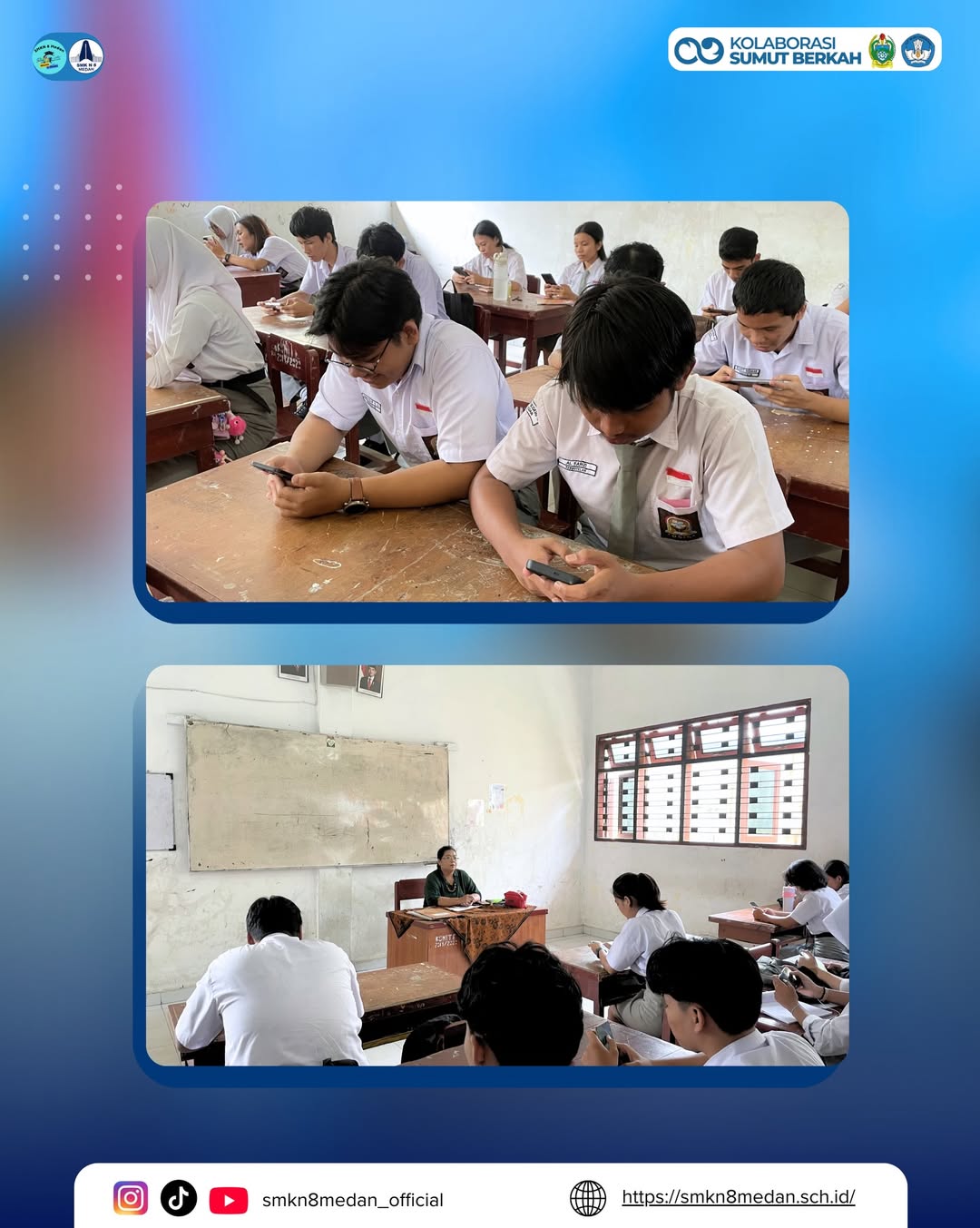 SMK Negeri 8 Medan melaksanakan kegiatan pembelajaran selama bulan Ramadhan yang meliputi pelaks (1)