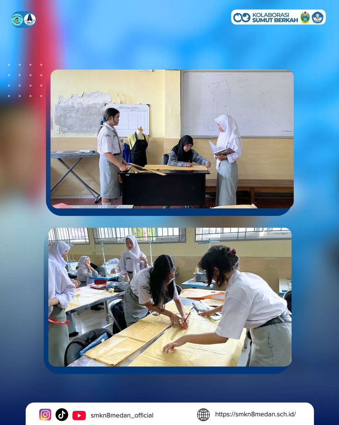 SMK Negeri 8 Medan melaksanakan kegiatan pembelajaran selama bulan Ramadhan yang meliputi pelaks (3)