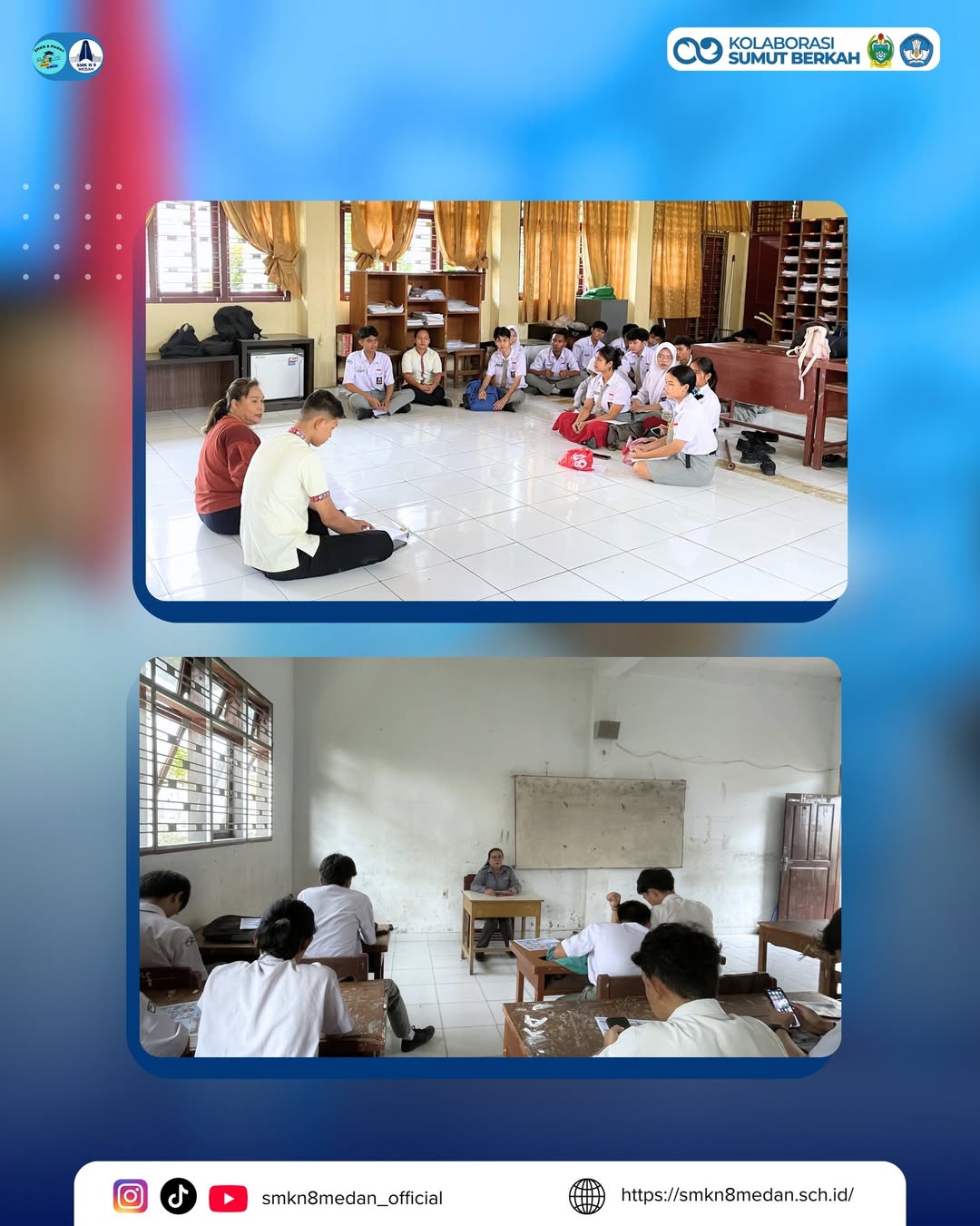 SMK Negeri 8 Medan melaksanakan kegiatan pembelajaran selama bulan Ramadhan yang meliputi pelaks (4)