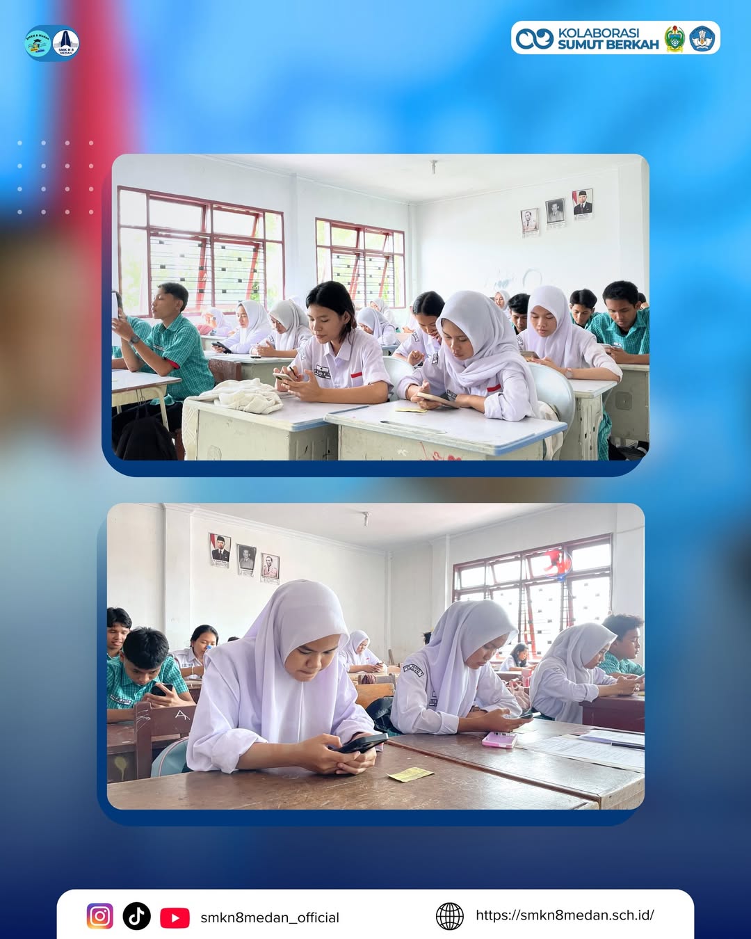 SMK Negeri 8 Medan telah melaksanakan hari terakhir Asesmen Sumatif Tengah Semester (ASTS) Genap (1)