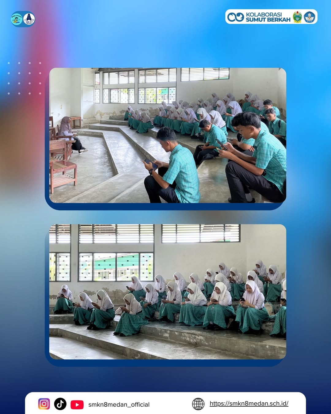 SMK Negeri 8 Medan telah melaksanakan hari terakhir Asesmen Sumatif Tengah Semester (ASTS) Genap (2)