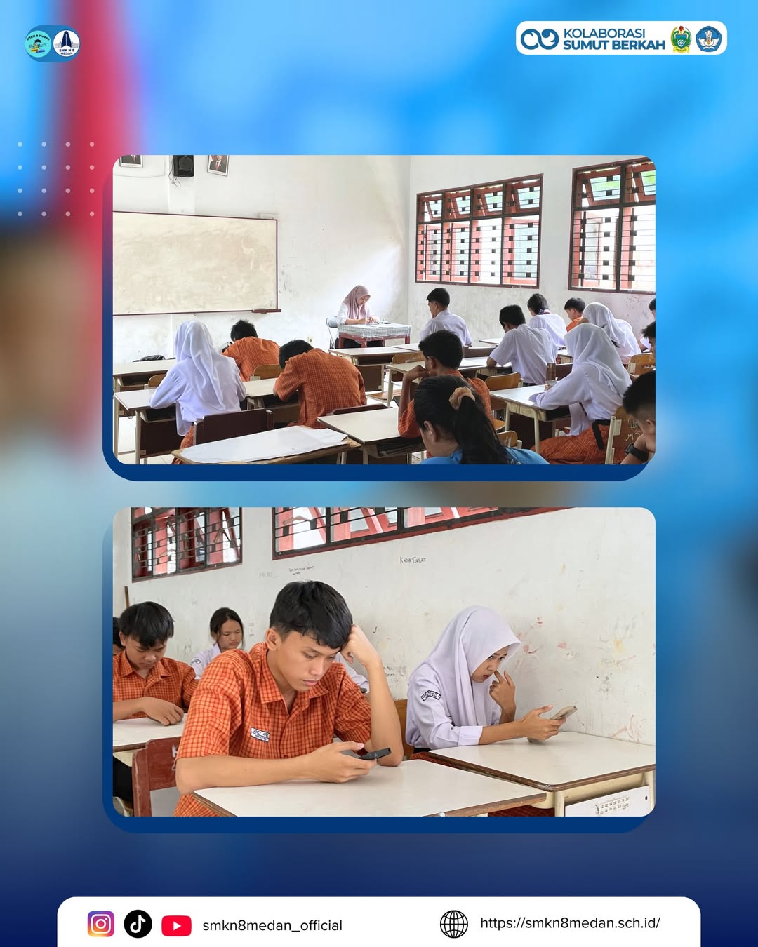 SMK Negeri 8 Medan telah melaksanakan hari terakhir Asesmen Sumatif Tengah Semester (ASTS) Genap (4)