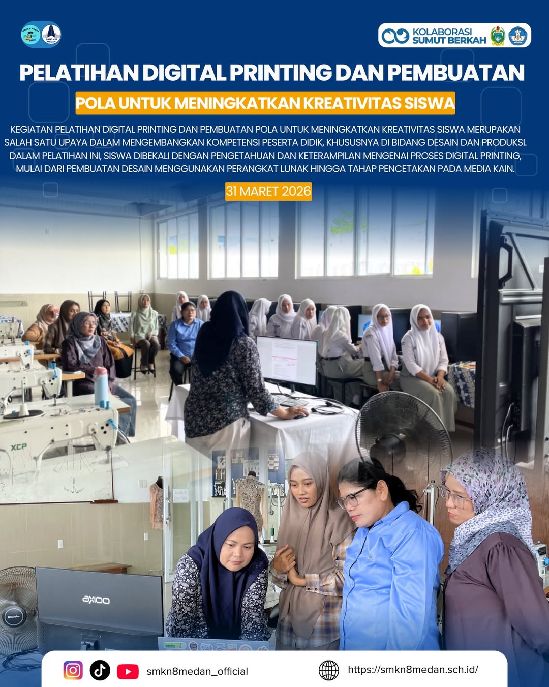 Pelatihan Digital Printing dan Pembuatan Pola