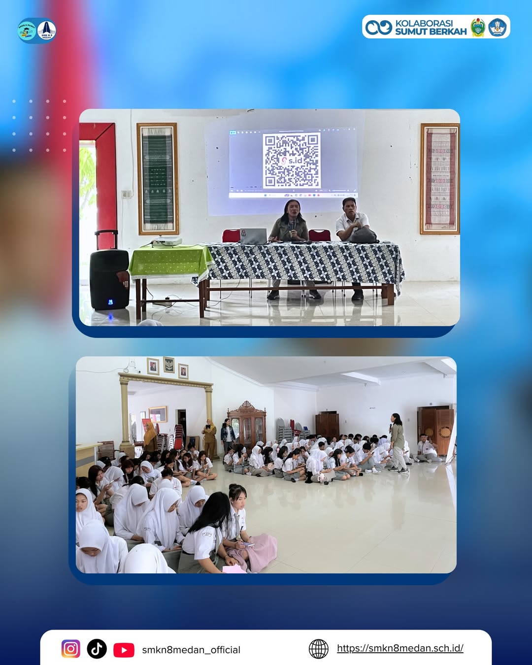 SMK Negeri 8 Medan hari ini melaksanakan kegiatan sosialisasi program You RISE (Youth Be Ready, (2)