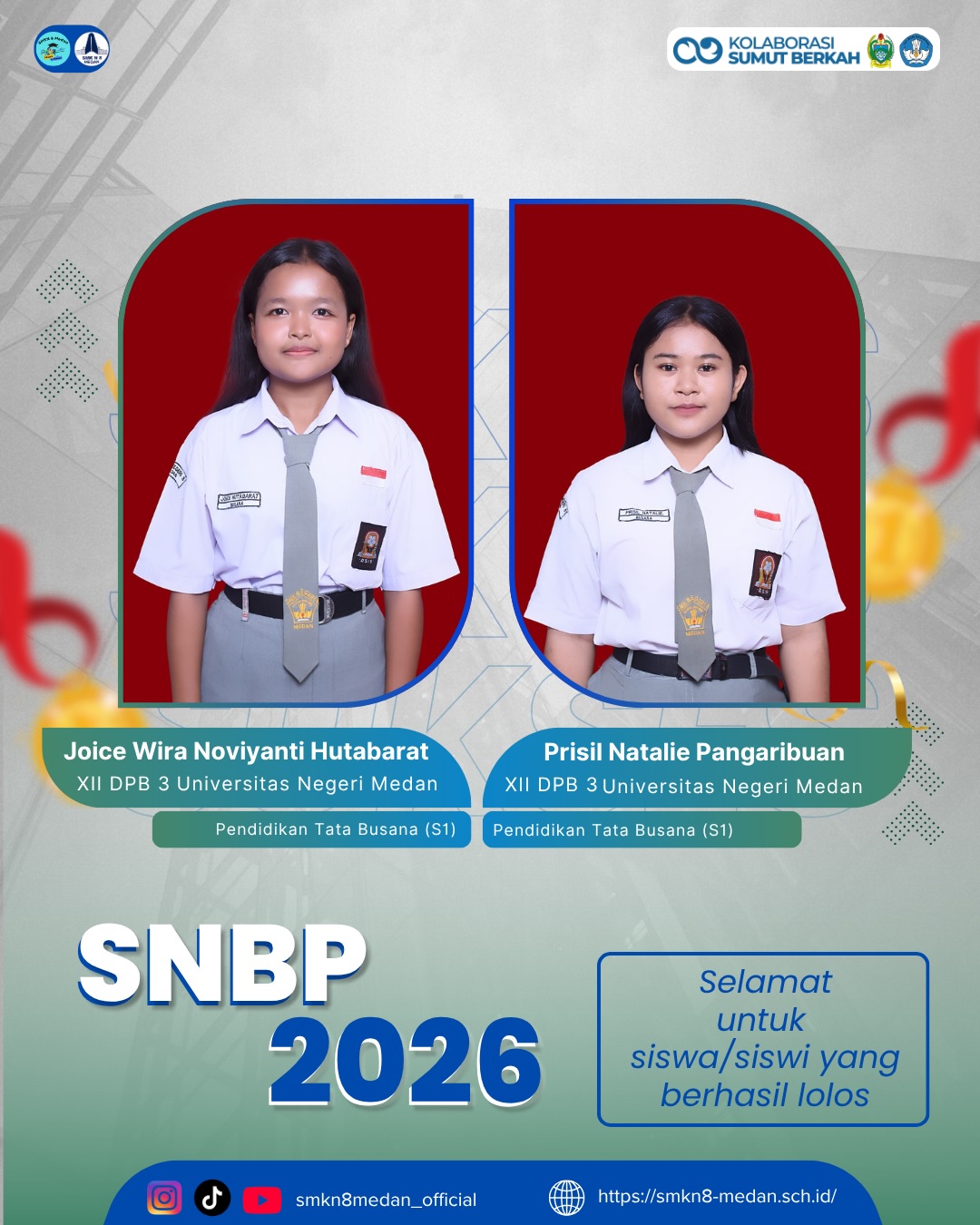 Selamat dan sukses kepada siswa-siswi SMK Negeri 8 Medan yang berhasil lolos Seleksi Nasional Be (4)