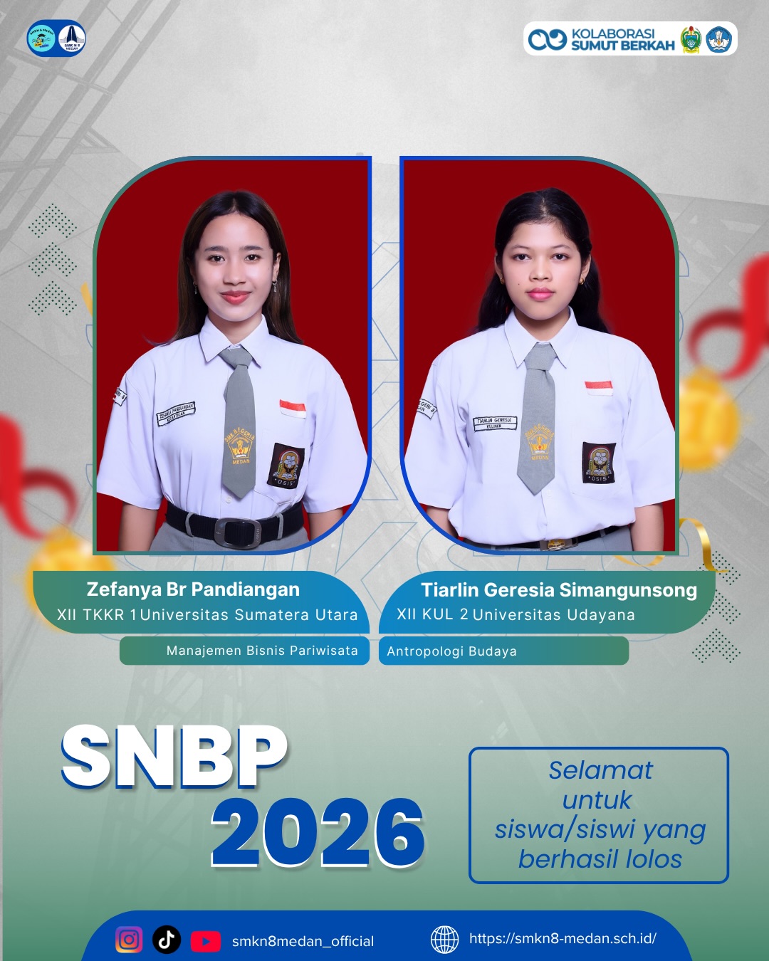 Selamat dan sukses kepada siswa-siswi SMK Negeri 8 Medan yang berhasil lolos Seleksi Nasional Be (7)