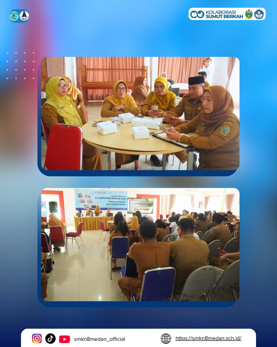 Dalam rangka penetapan kelulusan siswa kelas XII, SMK Negeri 8 Medan menyelenggarakan Rapat Plen (1)