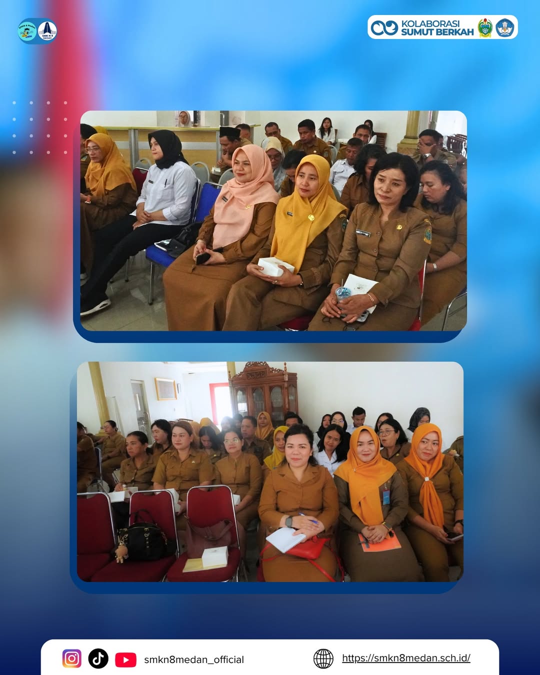 Dalam rangka penetapan kelulusan siswa kelas XII, SMK Negeri 8 Medan menyelenggarakan Rapat Plen (2)