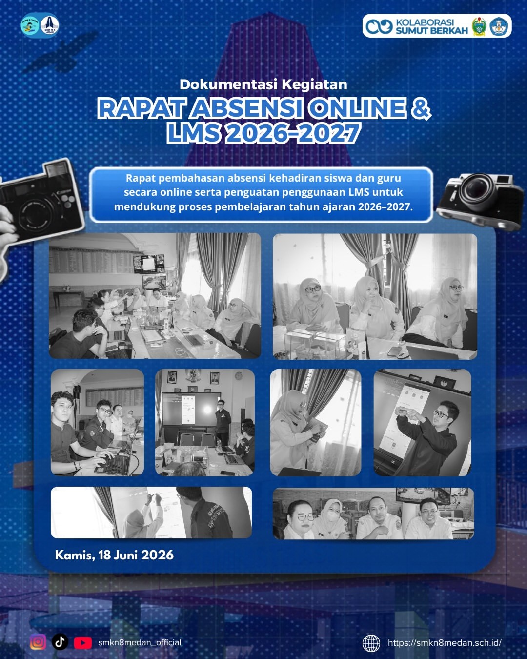 Tingkatkan Kualitas Belajar, SMK Negeri 8 Medan Terapkan Sistem E-Learning dan Ujian Digital Terintegrasi