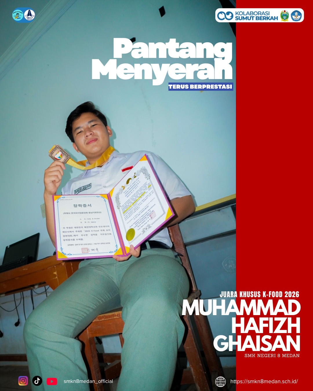 🏆 Selamat kepada siswa-siswi SMK Negeri 8 Medan! 🇮🇩🇰🇷Prestasi membanggakan kembali ditorehk (1)