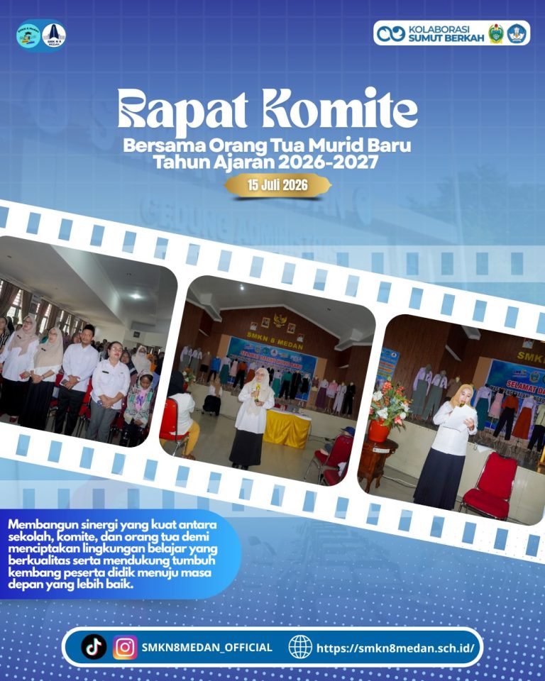 Rapat Komite Bersama Orang Tua Murid Baru Tahun Ajaran 2026/2027