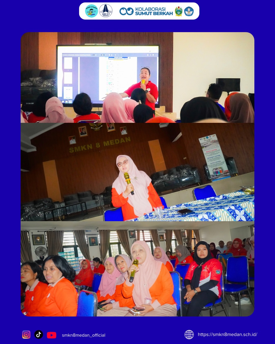 Rapat Sosialisasi Pelaksanaan Pembatasan Penggunaan Gawai bagi Murid SMK Negeri 8 MedanSMK Neger (1)
