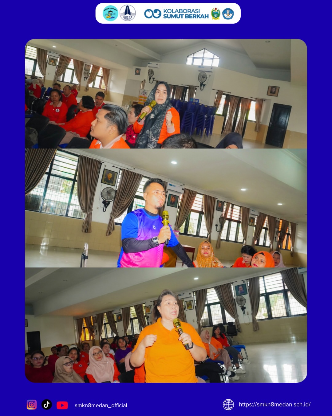 Rapat Sosialisasi Pelaksanaan Pembatasan Penggunaan Gawai bagi Murid SMK Negeri 8 MedanSMK Neger (2)