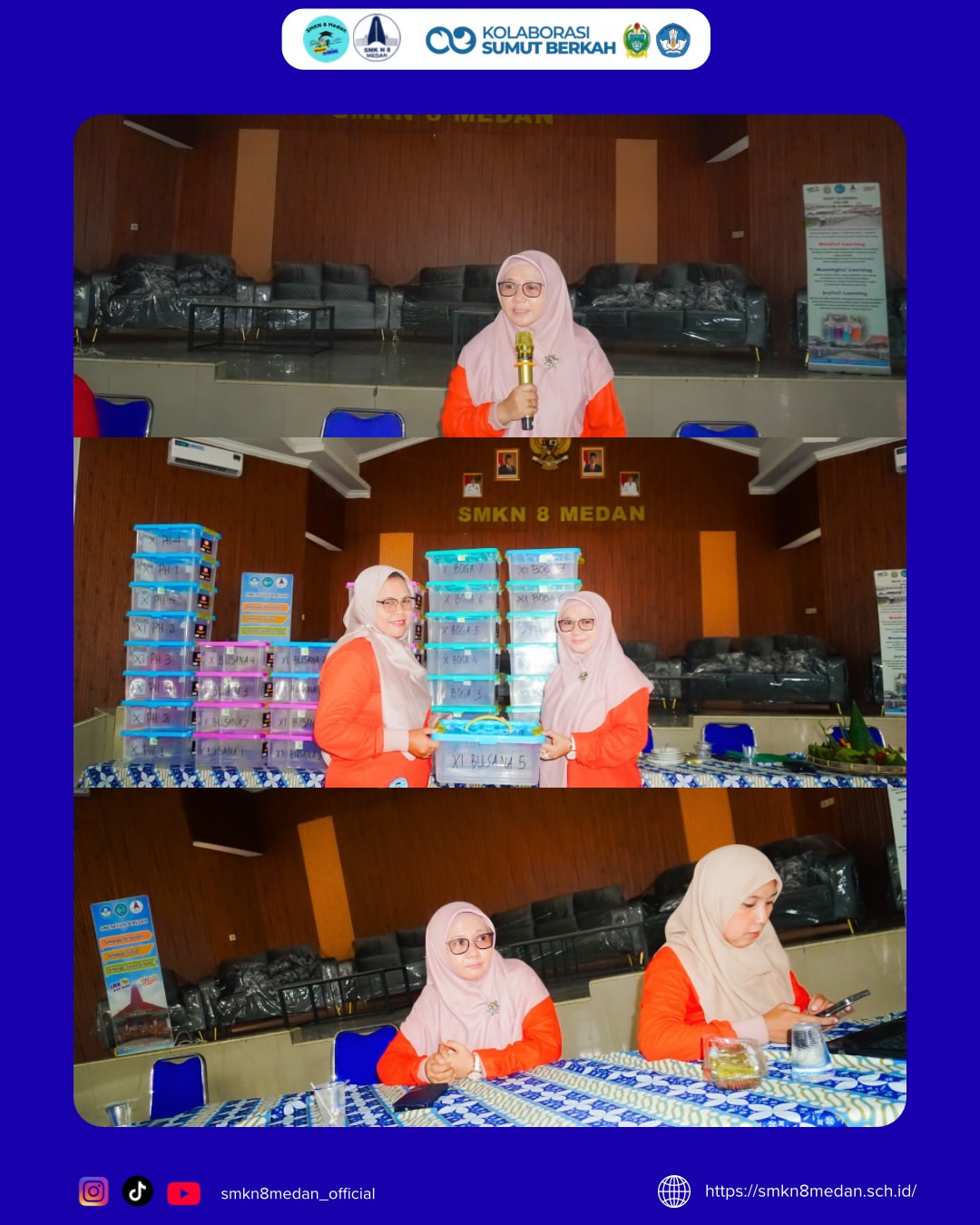 Rapat Sosialisasi Pelaksanaan Pembatasan Penggunaan Gawai bagi Murid SMK Negeri 8 MedanSMK Neger (7)