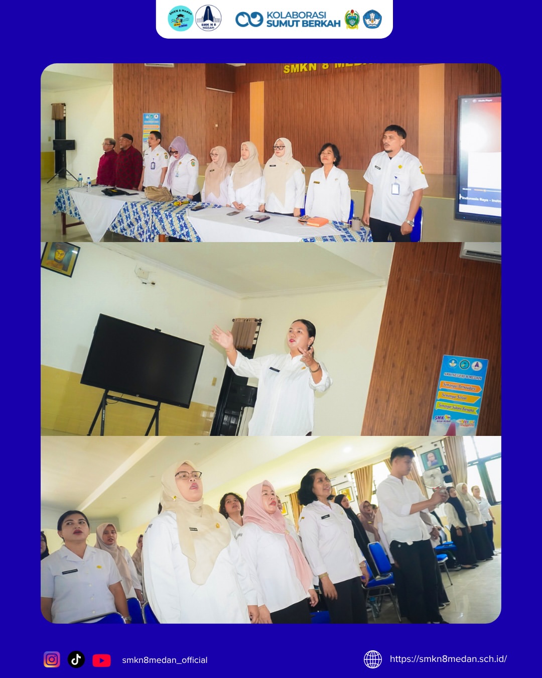 Rapat Sosialisasi Relokasi SMKN 10 Medan ke SMKN 8 MedanSMK Negeri 8 Medan menerima kunjungan da (2)
