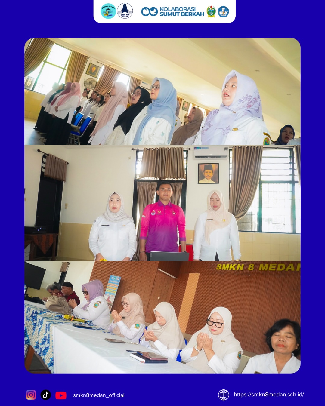 Rapat Sosialisasi Relokasi SMKN 10 Medan ke SMKN 8 MedanSMK Negeri 8 Medan menerima kunjungan da (3)