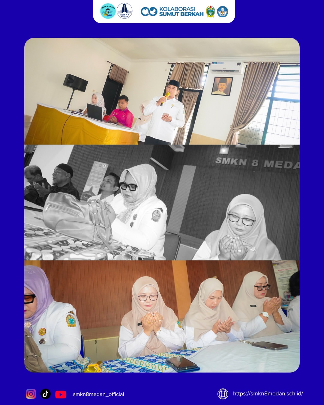 Rapat Sosialisasi Relokasi SMKN 10 Medan ke SMKN 8 MedanSMK Negeri 8 Medan menerima kunjungan da (4)