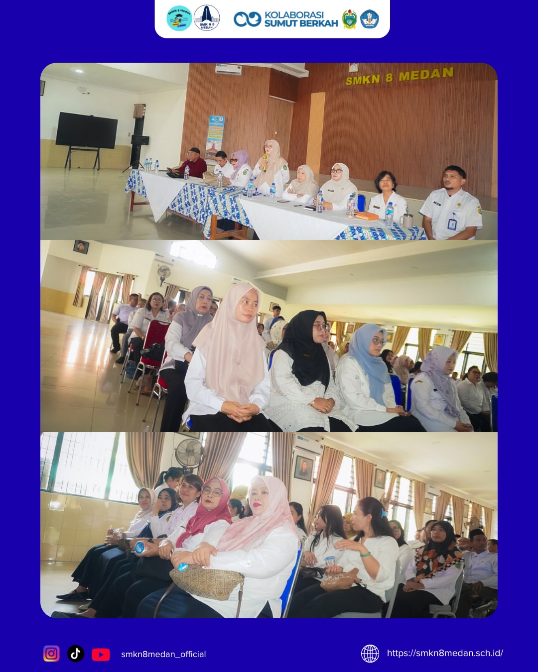 Rapat Sosialisasi Relokasi SMKN 10 Medan ke SMKN 8 MedanSMK Negeri 8 Medan menerima kunjungan da (5)
