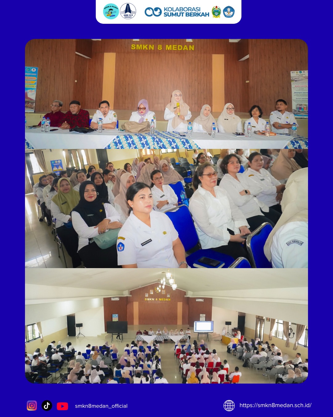 Rapat Sosialisasi Relokasi SMKN 10 Medan ke SMKN 8 MedanSMK Negeri 8 Medan menerima kunjungan da (6)