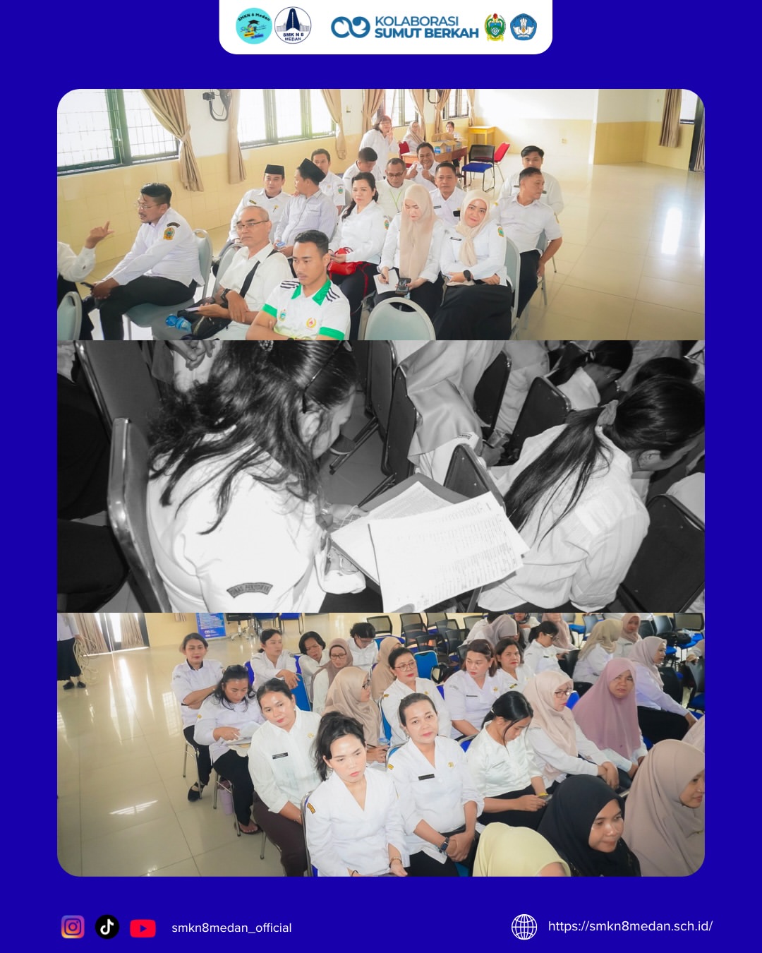 Rapat Sosialisasi Relokasi SMKN 10 Medan ke SMKN 8 MedanSMK Negeri 8 Medan menerima kunjungan da (7)