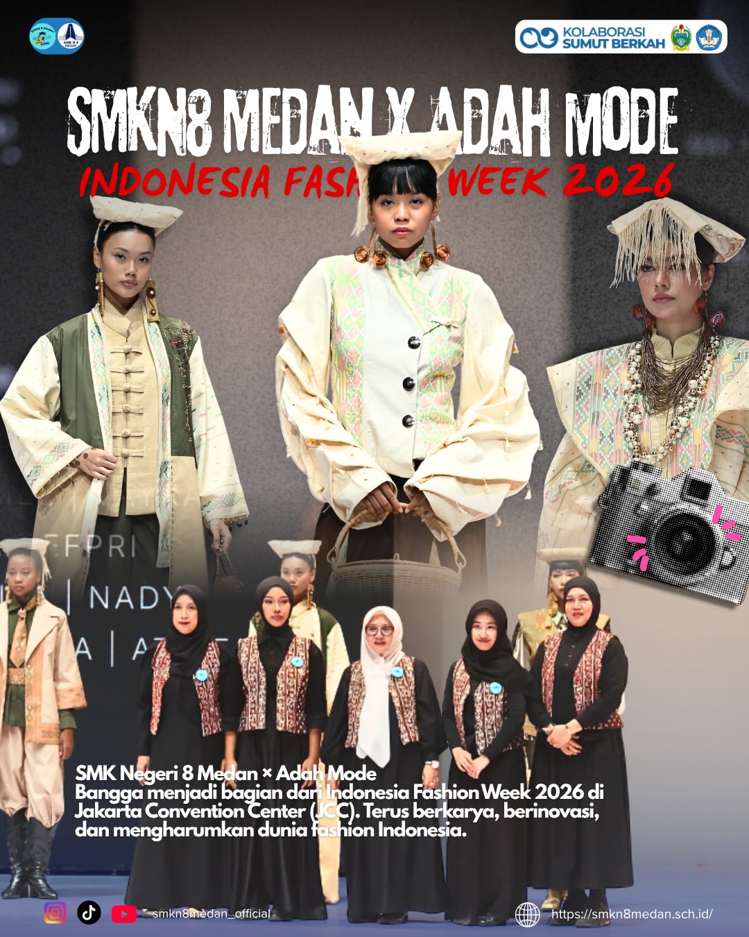 SMK Negeri 8 Medan × Adah Mode Indonesia Fashion Week 2026