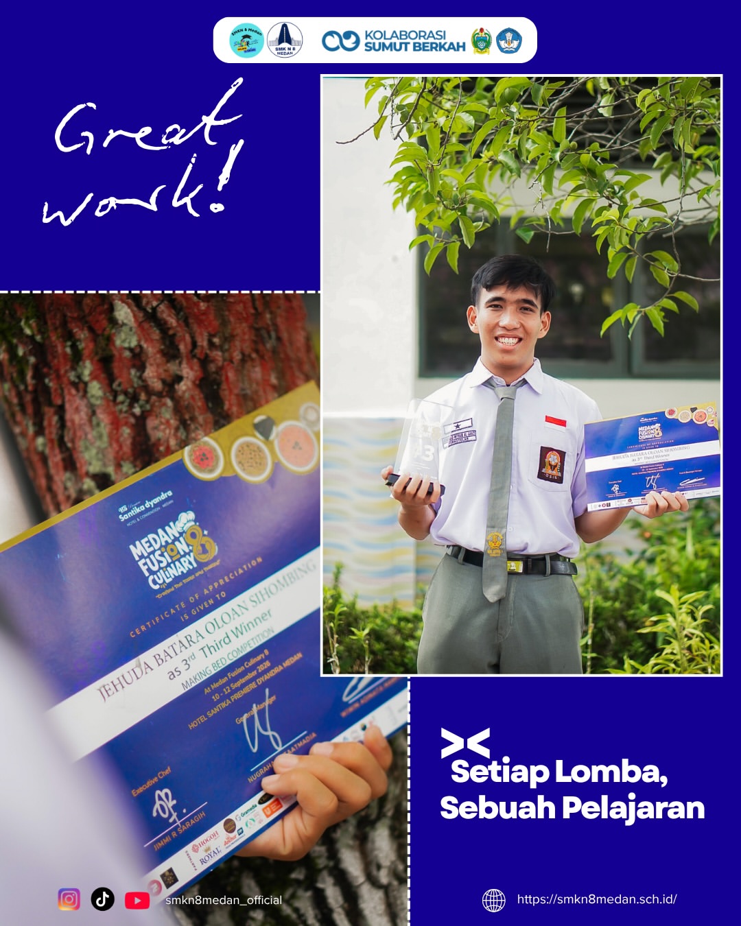 Selamat untuk Jehuda Batara Oloan Sihombing yang telah meraih Juara 3 (3rd Winner) dalam Making (1)