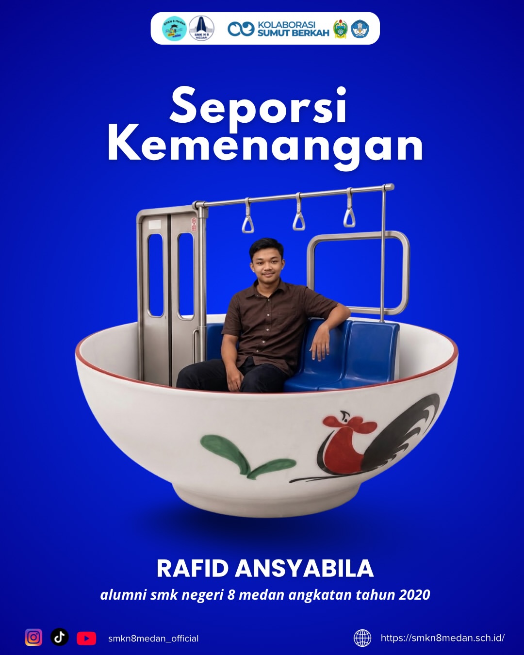 Alumni SMK Negeri 8 Medan Angkatan 2020 Go International
