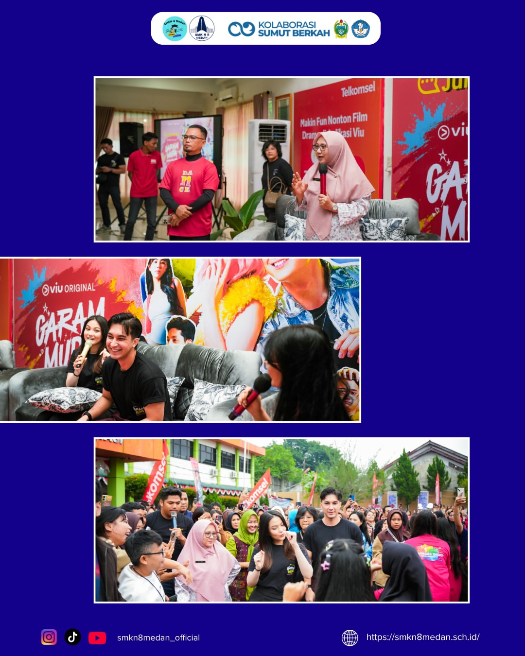 🎬✨ Kunjungan Cast Film “Garam Muda” dari Viu ke SMK Negeri 8 Medan!Hari ini, Kamis, 03 Septembe (6)