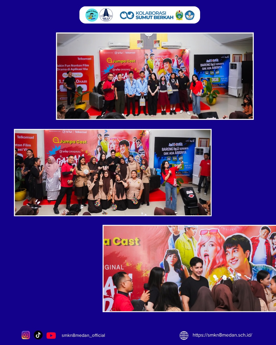 🎬✨ Kunjungan Cast Film “Garam Muda” dari Viu ke SMK Negeri 8 Medan!Hari ini, Kamis, 03 Septembe (9)