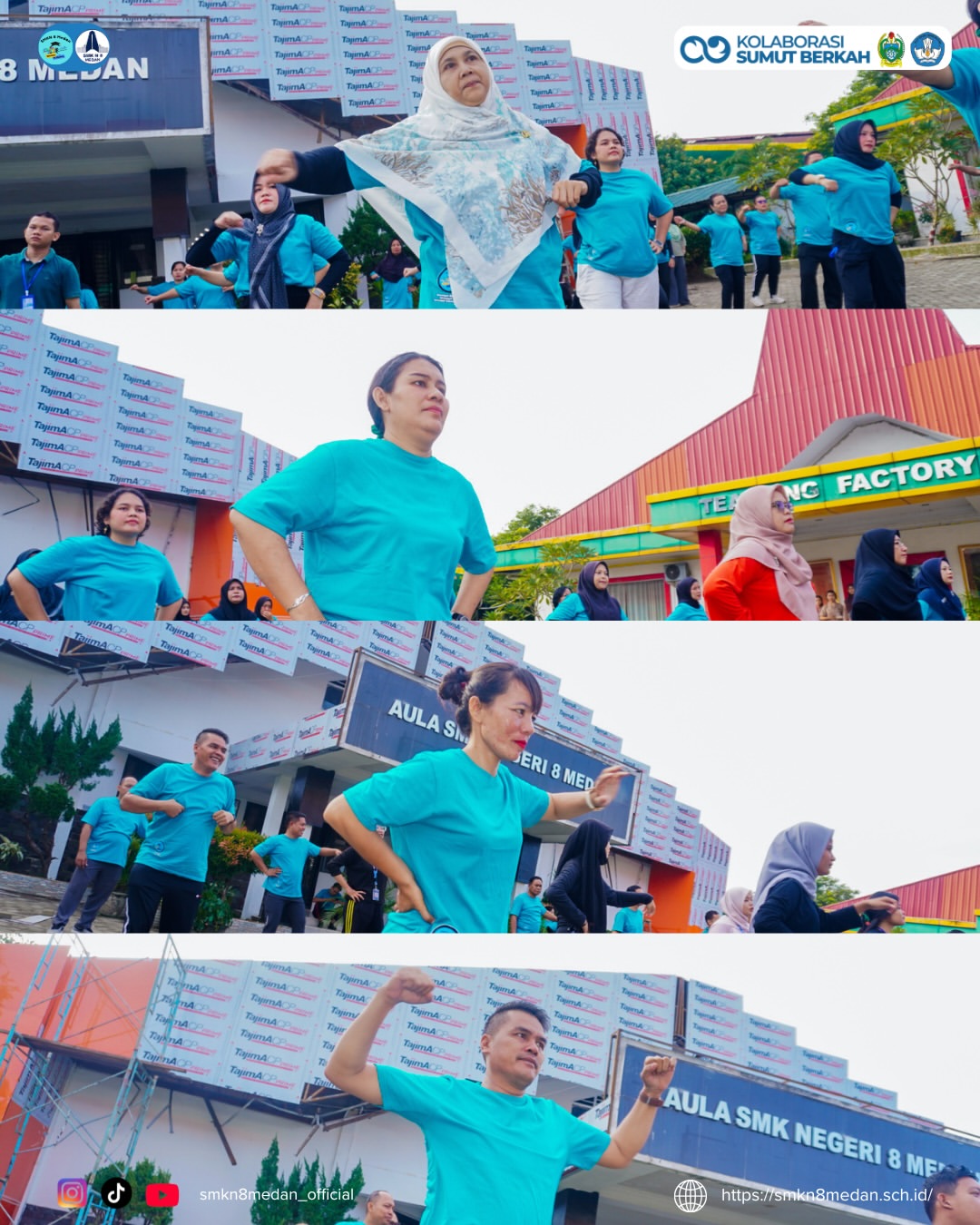 🏃_♀️ Guru dan Staf Sehat, Sekolah Hebat 💙Jumat, 24 Juli 2026, seluruh guru dan staf SMK Negeri (9)