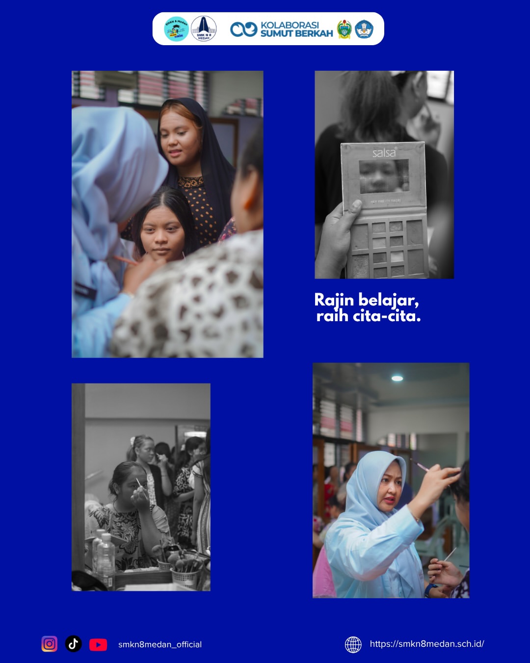 📸 Kegiatan Praktek Kecantikan Siswa SMK Negeri 8 Medan!Proses pembelajaran di jurusan Tata Keca (1)