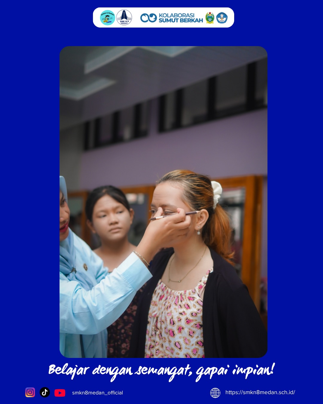 📸 Kegiatan Praktek Kecantikan Siswa SMK Negeri 8 Medan!Proses pembelajaran di jurusan Tata Keca (2)