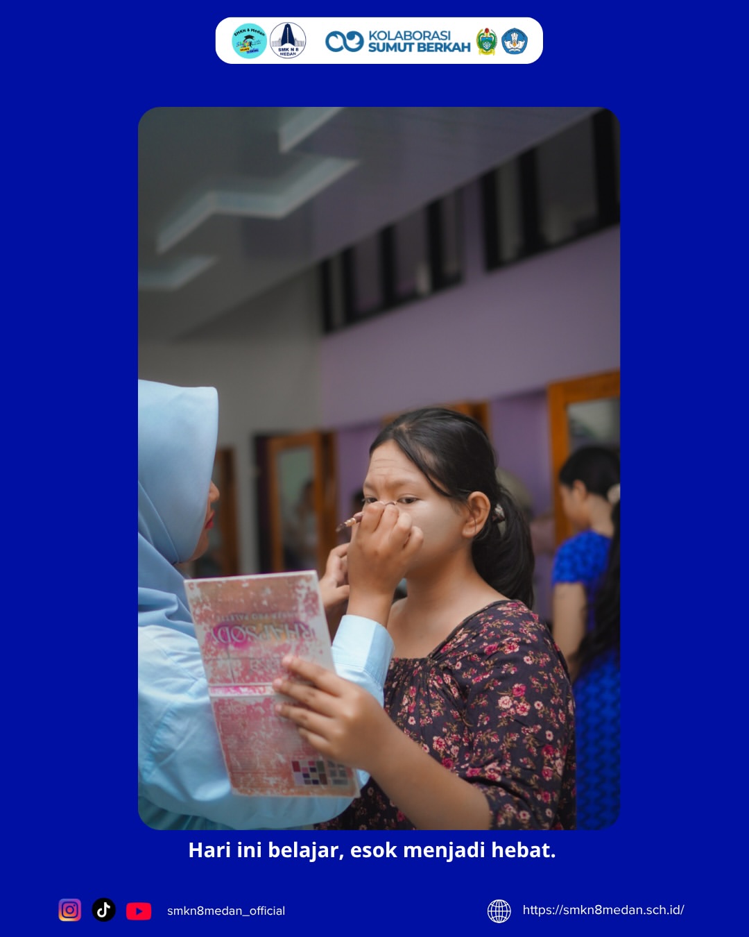 📸 Kegiatan Praktek Kecantikan Siswa SMK Negeri 8 Medan!Proses pembelajaran di jurusan Tata Keca (3)