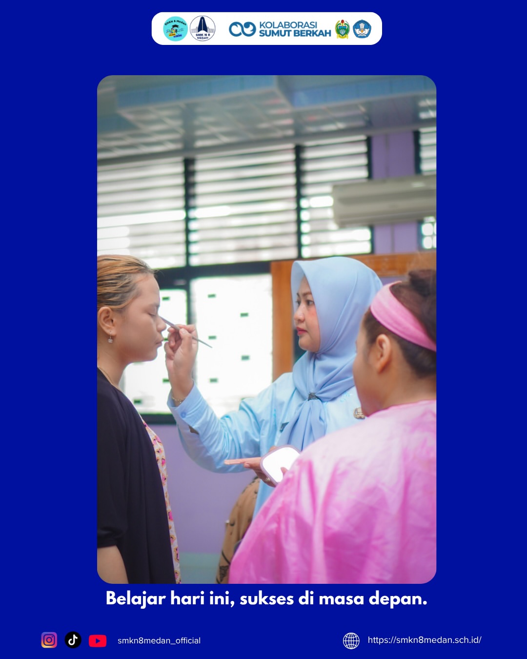 📸 Kegiatan Praktek Kecantikan Siswa SMK Negeri 8 Medan!Proses pembelajaran di jurusan Tata Keca (4)